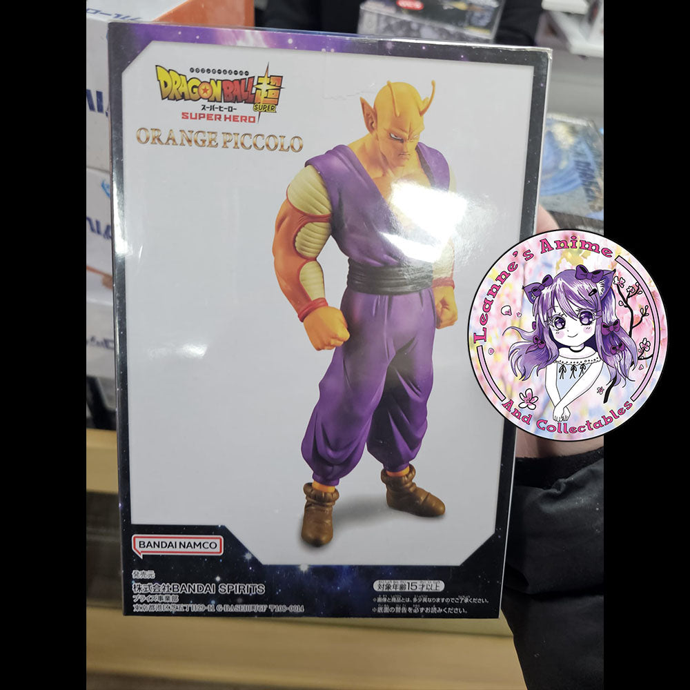 Banpresto Orange Piccolo Super Hero DXF Dragon Ball Super 18 Cm Figure